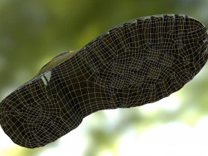 boot low poly model 3D Model
