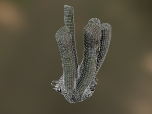 fig tree environment low poly model 3D 모델