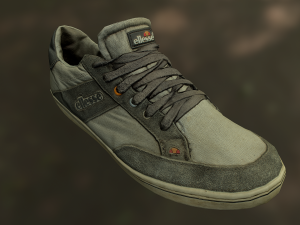 worn sneaker shoe low poly model 3D 模型