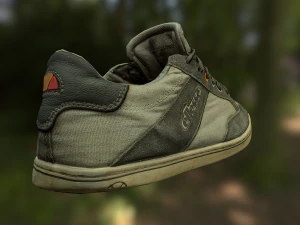 worn sneaker shoe low poly model 3D Model