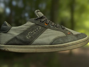 worn sneaker shoe low poly model 3D Model