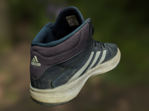 worn sneaker shoe low poly model 3D 模型