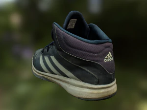 worn sneaker shoe low poly model 3D Model