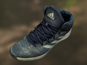 worn sneaker shoe low poly model 3D 模型