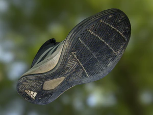 worn sneaker shoe low poly model 3D Model