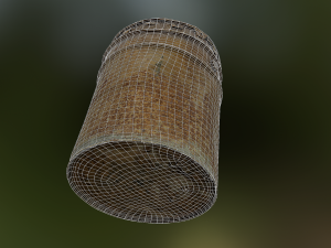 old rusty oil barrel can 3D Model
