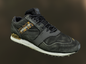 sneaker shoe low poly model Modello 3D