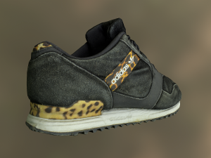 sneaker shoe low poly model Modello 3D