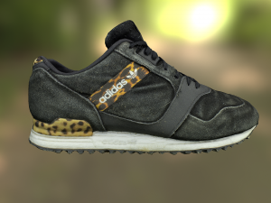 sneaker shoe low poly model Modello 3D
