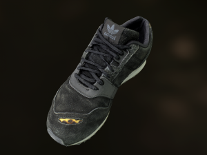 sneaker shoe low poly model Modello 3D