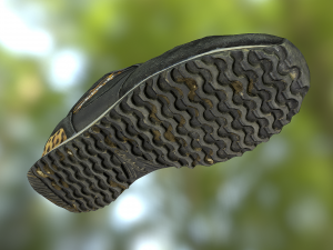 sneaker shoe low poly model Modello 3D