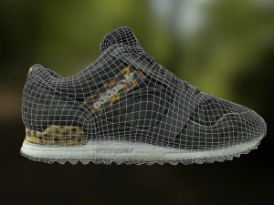 sneaker shoe low poly model 3D Model