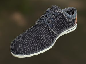shoe low poly model Modèle 3D
