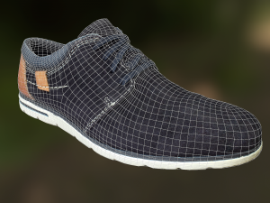 shoe low poly model Modèle 3D