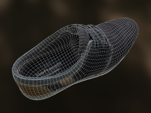 shoe low poly model Modèle 3D