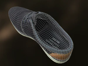 shoe low poly model 3D Model