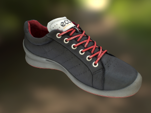 shoe low poly model Model 3D