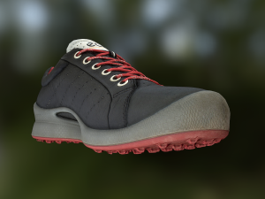 shoe low poly model 3D मॉडल