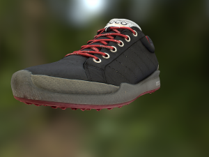 shoe low poly model 3D मॉडल