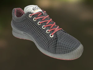 shoe low poly model 3D Model