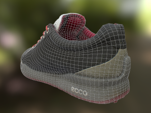 shoe low poly model 3D मॉडल