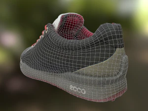shoe low poly model 3D Model