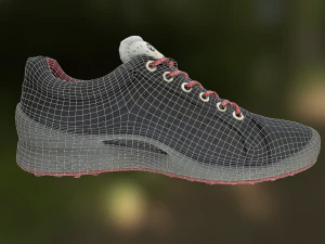 shoe low poly model 3D Model