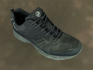 worn sneaker shoe low poly model 3D Model