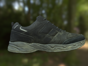 worn sneaker shoe low poly model 3D Model