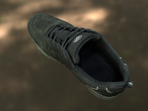 worn sneaker shoe low poly model 3D Model