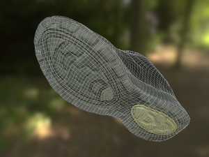 worn sneaker shoe low poly model 3D Model