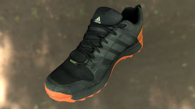adidas sneaker shoe low-poly 3D Model .c4d .max .obj .3ds .fbx .stl .blend 