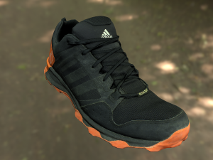 adidas sneaker shoe low-poly Modello 3D
