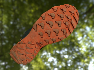 adidas sneaker shoe low-poly Modello 3D