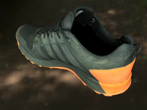 adidas sneaker shoe low-poly 3D Model