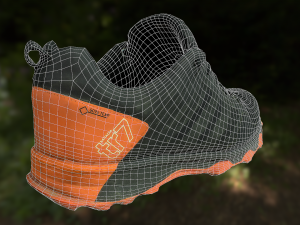 adidas sneaker shoe low-poly Modello 3D