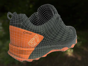 adidas sneaker shoe low-poly 3D Model