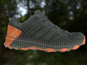 adidas sneaker shoe low-poly Modello 3D