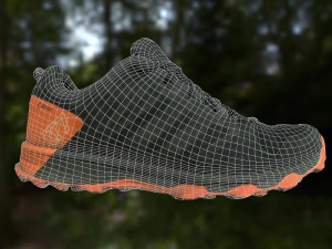 adidas sneaker shoe low-poly 3D Model