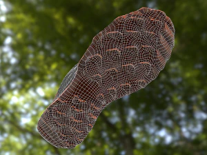 adidas sneaker shoe low-poly 3D Model