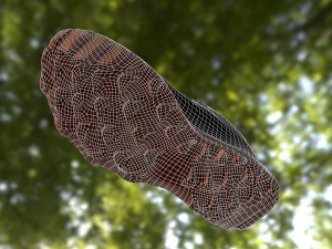 adidas sneaker shoe low-poly Modello 3D