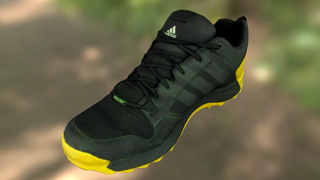 adidas sneaker shoe low-poly 3D Model .c4d .max .obj .3ds .fbx .stl .blend