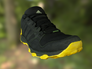 adidas sneaker shoe low-poly Modèle 3D