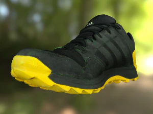 adidas sneaker shoe low-poly 3D Model