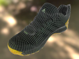 adidas sneaker shoe low-poly 3D Model