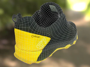 adidas sneaker shoe low-poly 3D Model