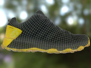 adidas sneaker shoe low-poly 3D Model