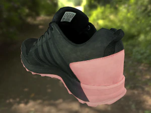 adidas sneaker shoe low-poly 3D Model