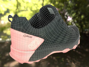 adidas sneaker shoe low-poly 3D Model