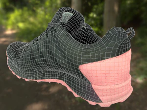 adidas sneaker shoe low-poly 3D Model